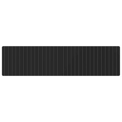 vidaXL Wall-Mounted Headboard ZWOLLE Black Engineered Wood