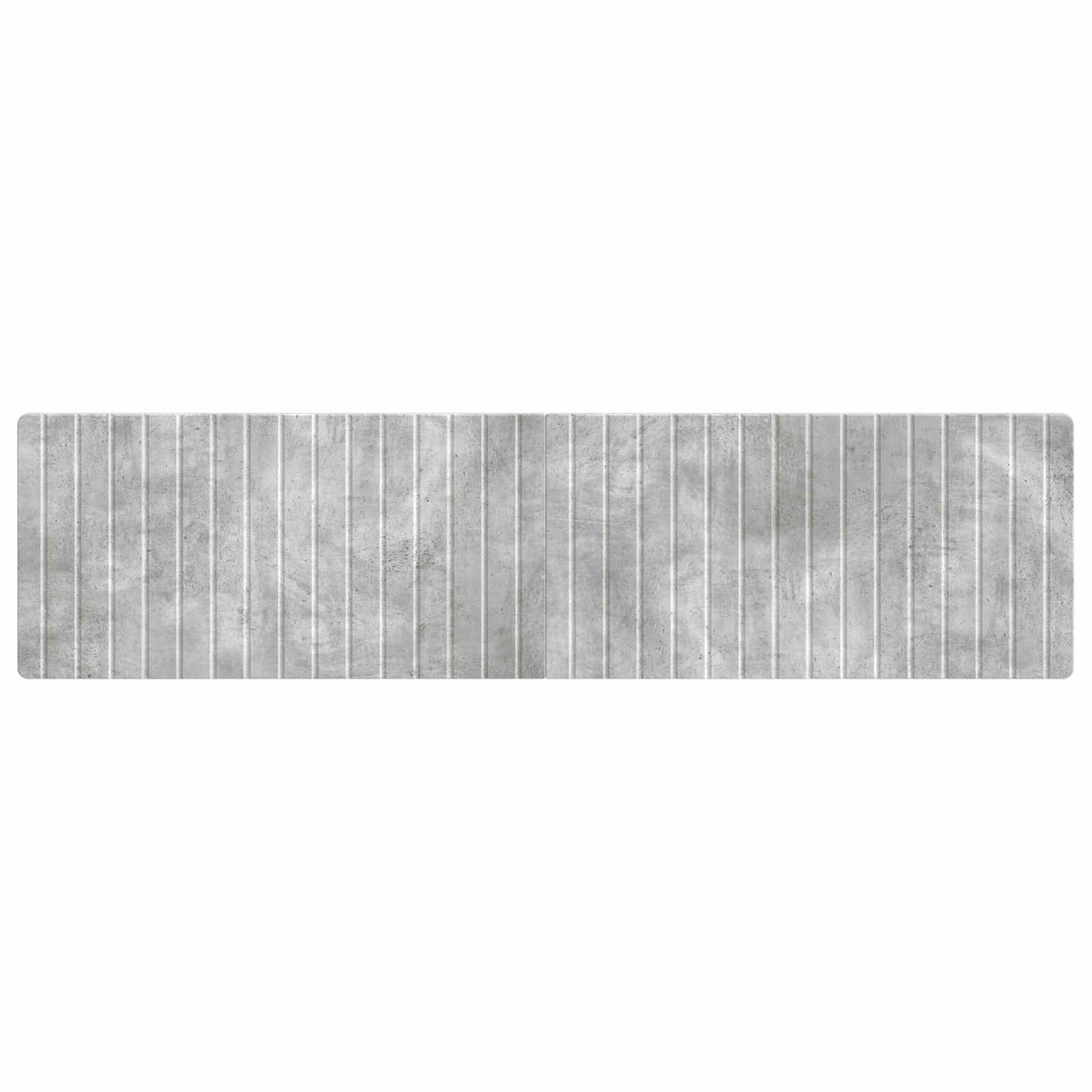 vidaXL Wall-Mounted Headboard ZWOLLE Concrete Grey Engineered Wood