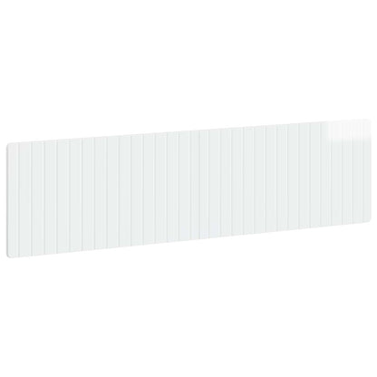 vidaXL Wall-Mounted Headboard ZWOLLE High Gloss White Engineered Wood