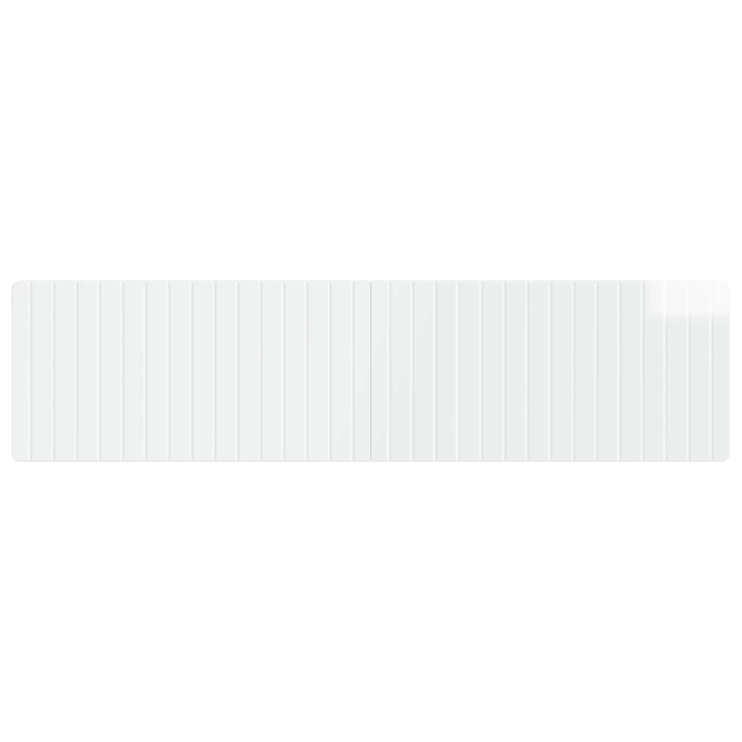 vidaXL Wall-Mounted Headboard ZWOLLE High Gloss White Engineered Wood