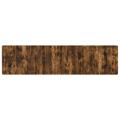 vidaXL Wall-Mounted Headboard ZWOLLE Smoked Oak Engineered Wood