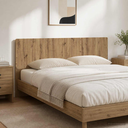 vidaXL Wall-Mounted Headboard ZWOLLE Artisan Oak Engineered Wood