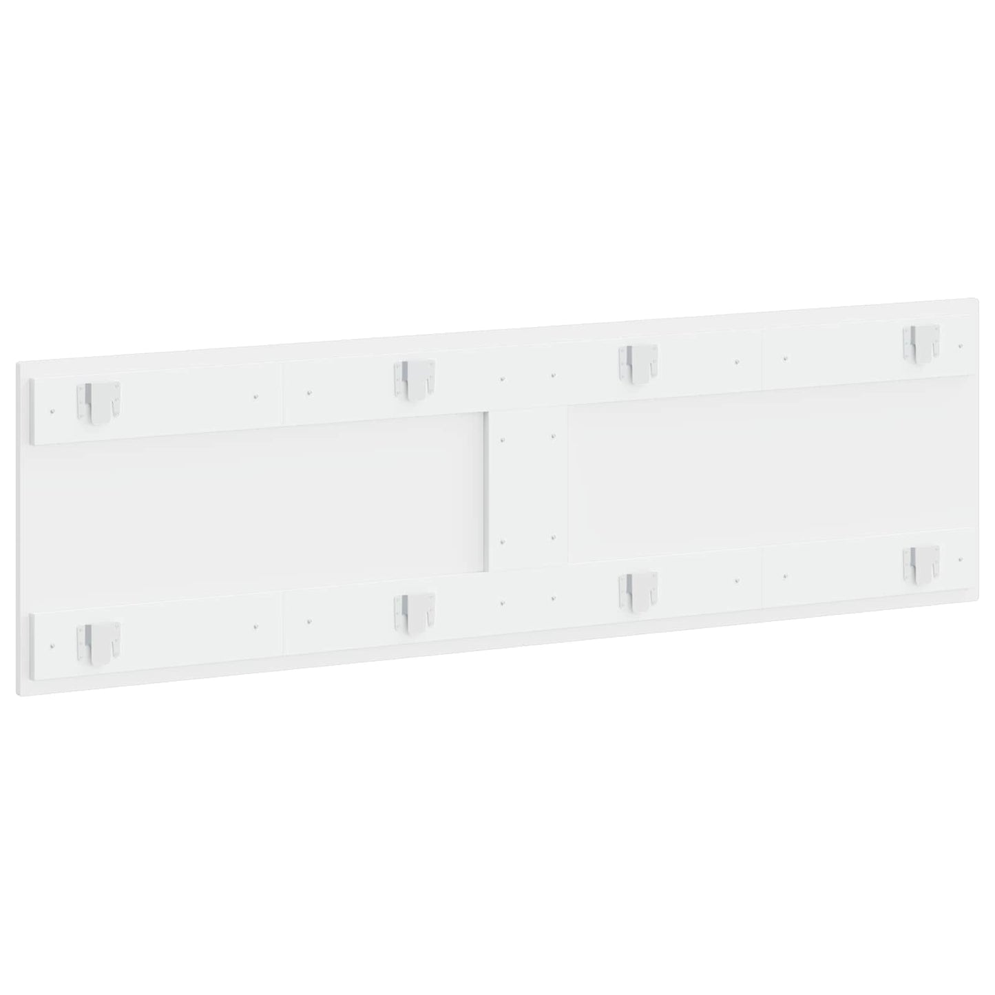 vidaXL Wall-Mounted Headboard ZWOLLE White Engineered Wood