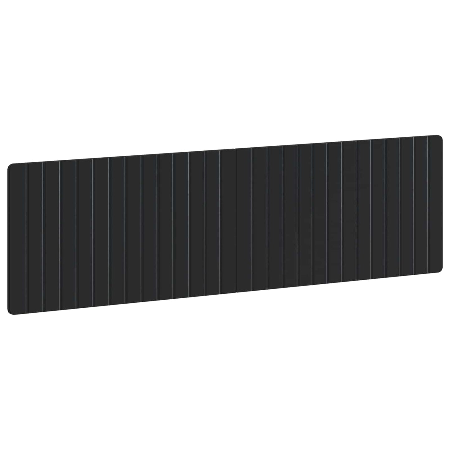 vidaXL Wall-Mounted Headboard ZWOLLE Black Engineered Wood
