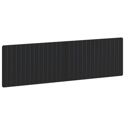 vidaXL Wall-Mounted Headboard ZWOLLE Black Engineered Wood