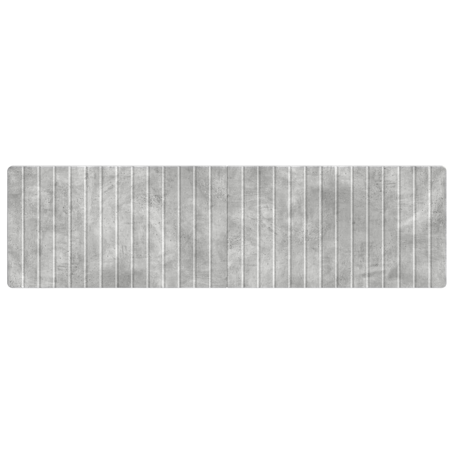 vidaXL Wall-Mounted Headboard ZWOLLE Concrete Grey Engineered Wood