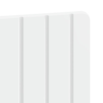 vidaXL Wall-Mounted Headboard ZWOLLE High Gloss White Engineered Wood