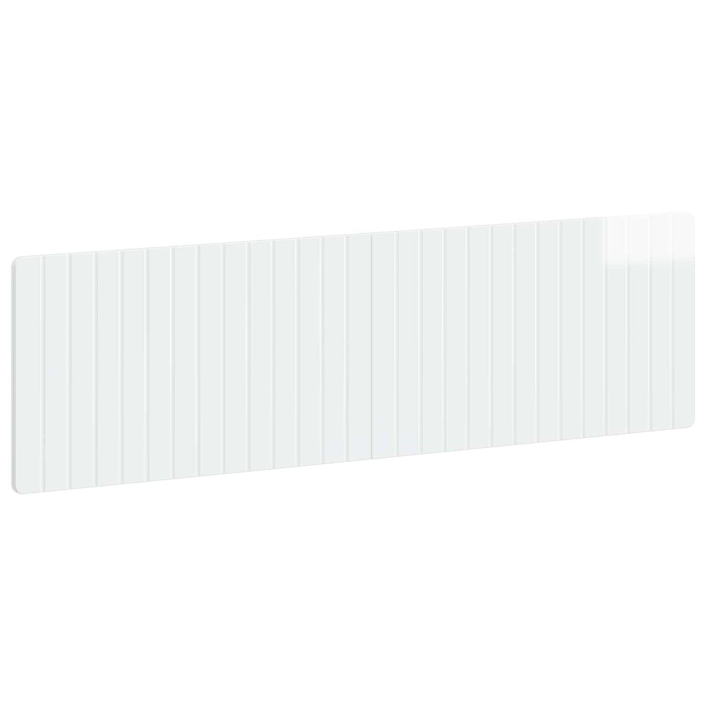 vidaXL Wall-Mounted Headboard ZWOLLE High Gloss White Engineered Wood