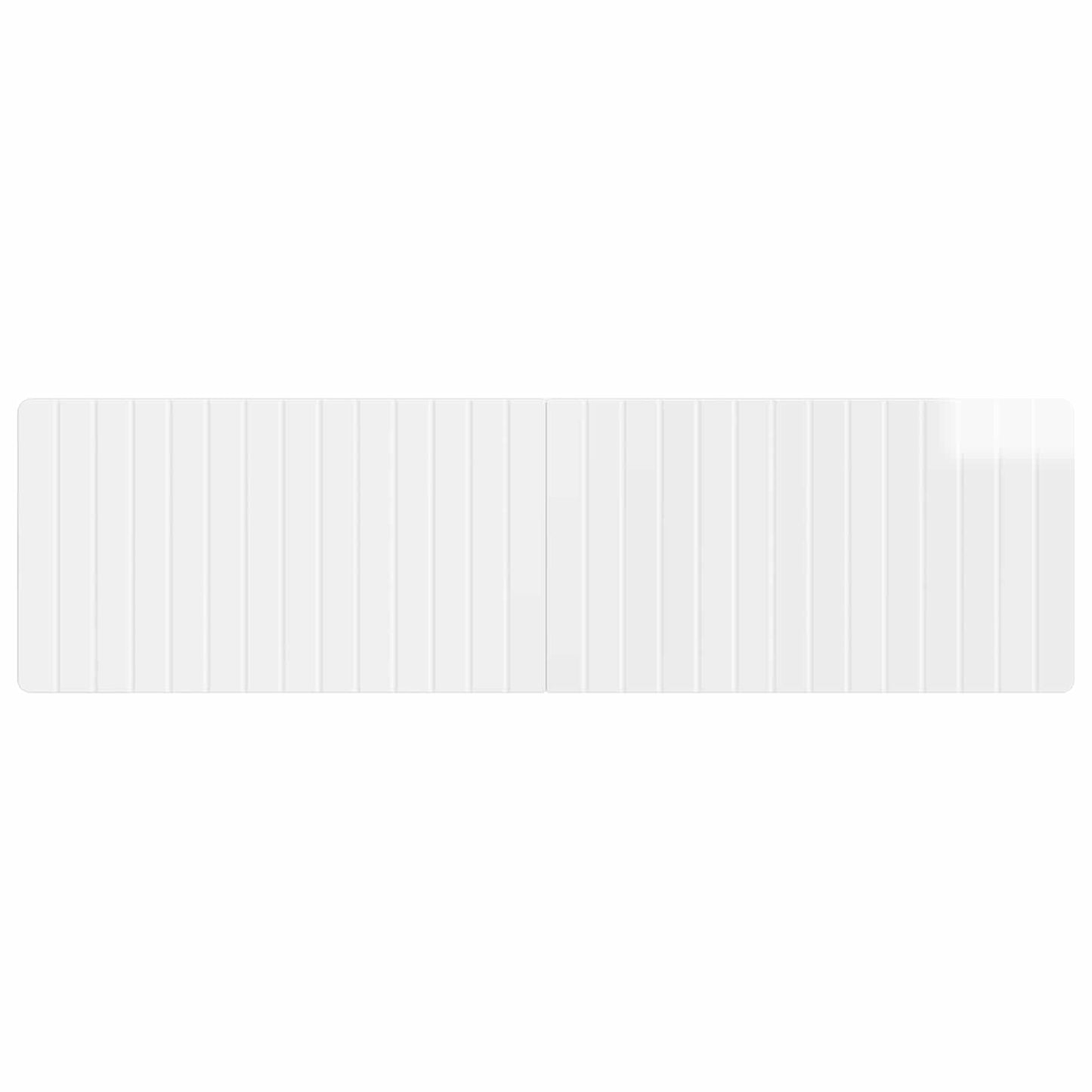 vidaXL Wall-Mounted Headboard ZWOLLE High Gloss White Engineered Wood