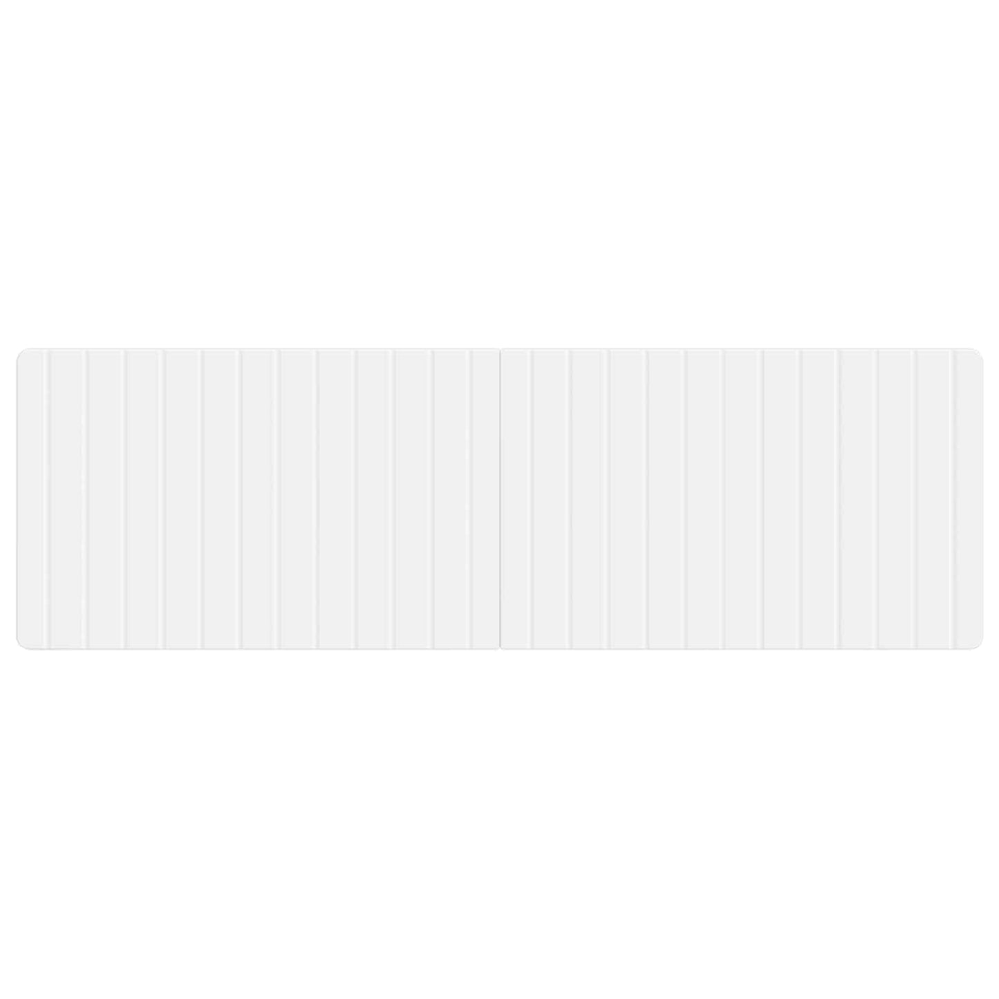 vidaXL Wall-Mounted Headboard ZWOLLE White Engineered Wood