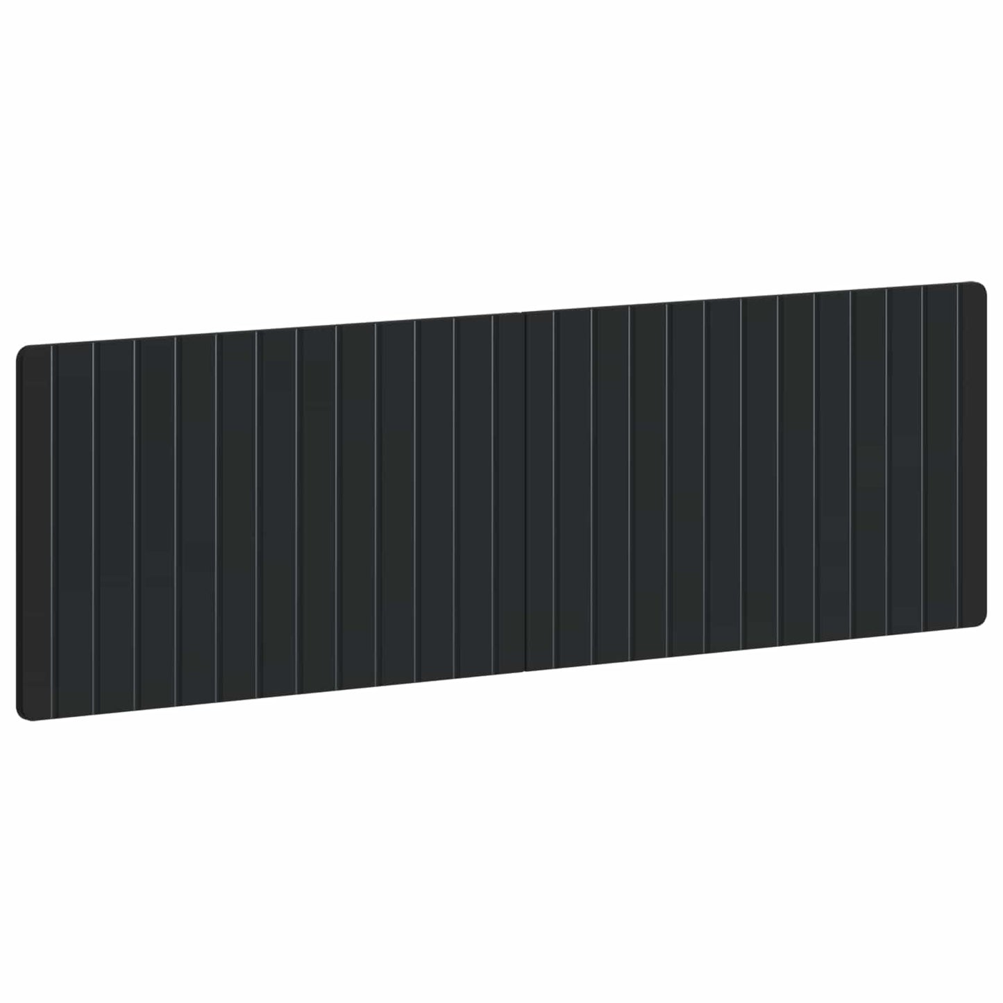 vidaXL Wall-Mounted Headboard ZWOLLE Black Engineered Wood
