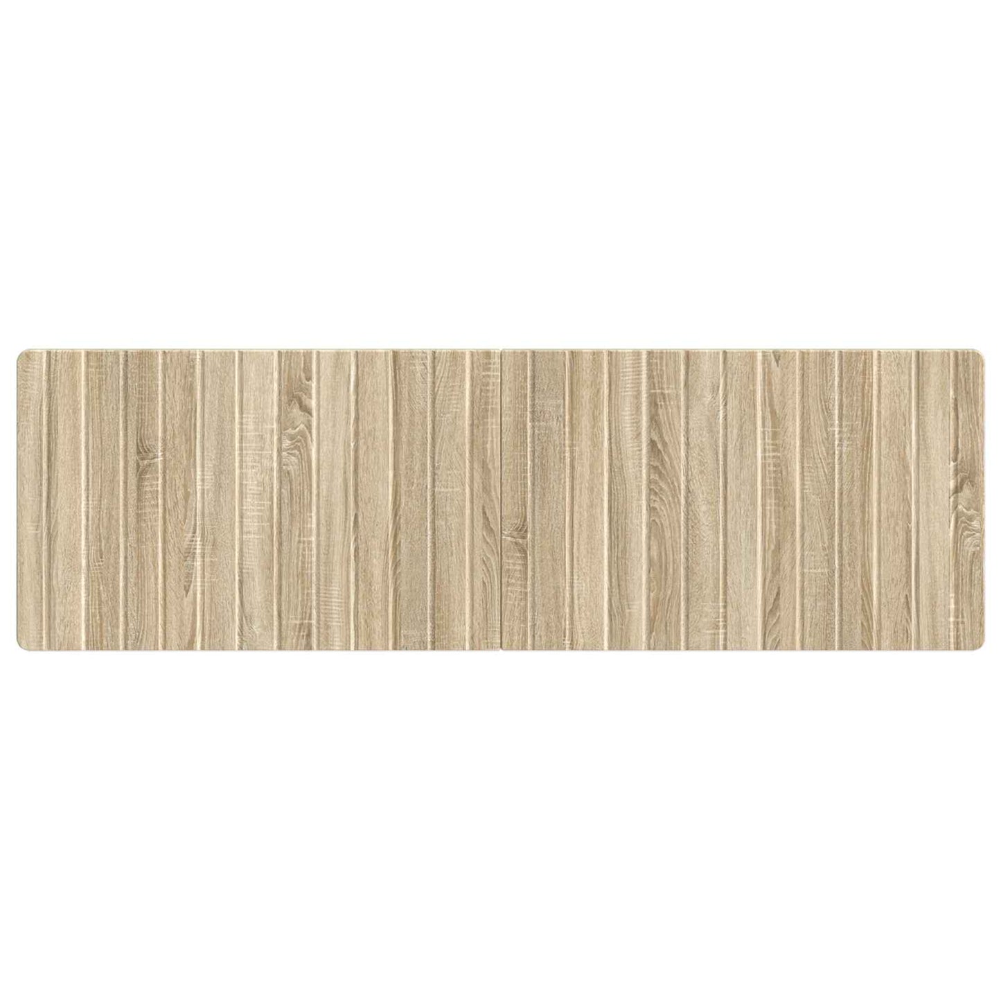 vidaXL Wall-Mounted Headboard ZWOLLE Sonoma Oak Engineered Wood
