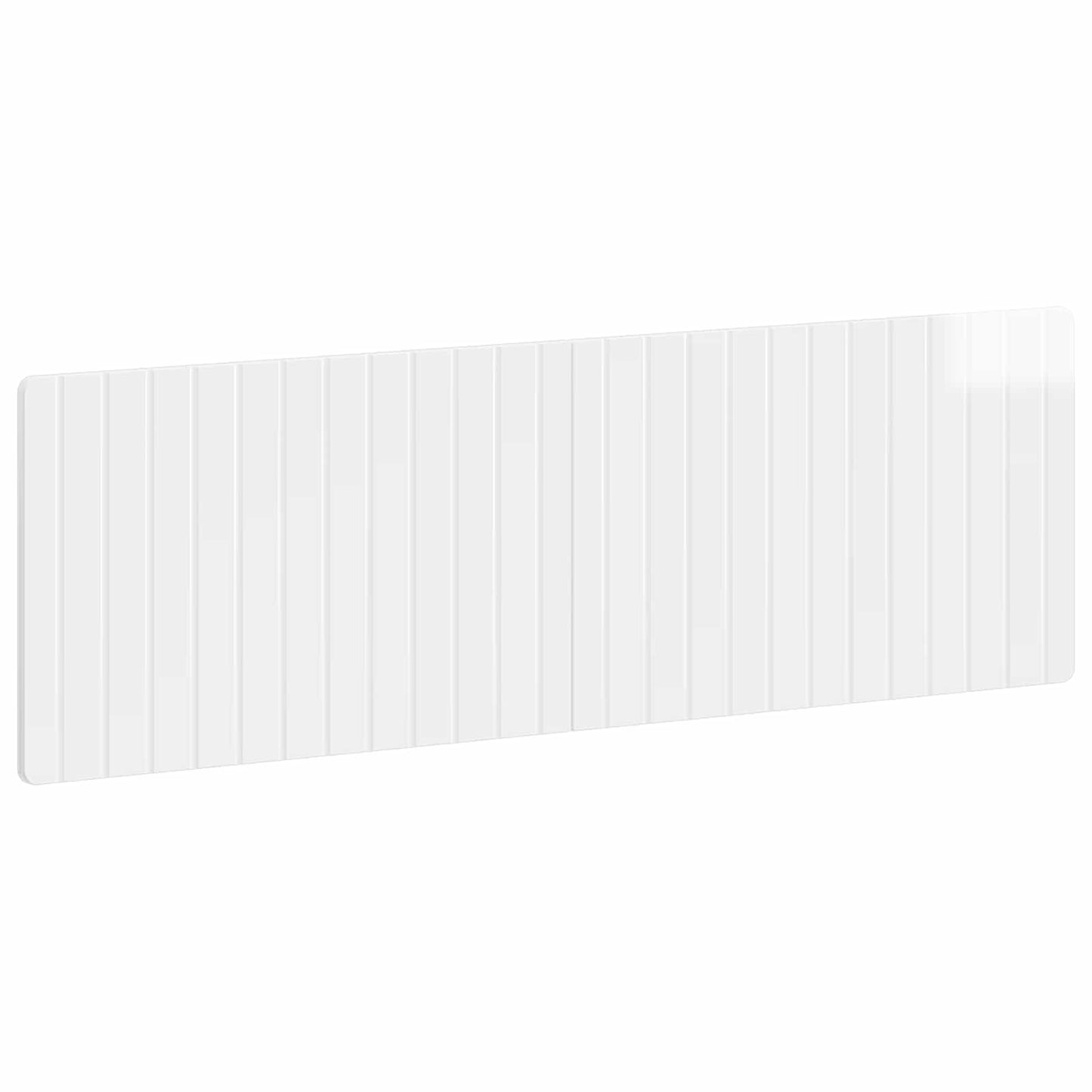 vidaXL Wall-Mounted Headboard ZWOLLE High Gloss White Engineered Wood