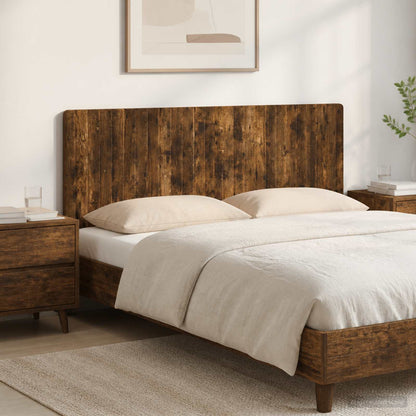 vidaXL Wall-Mounted Headboard ZWOLLE Smoked Oak Engineered Wood