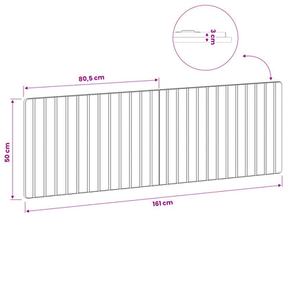 vidaXL Wall-Mounted Headboard ZWOLLE Grey Sonoma Engineered Wood