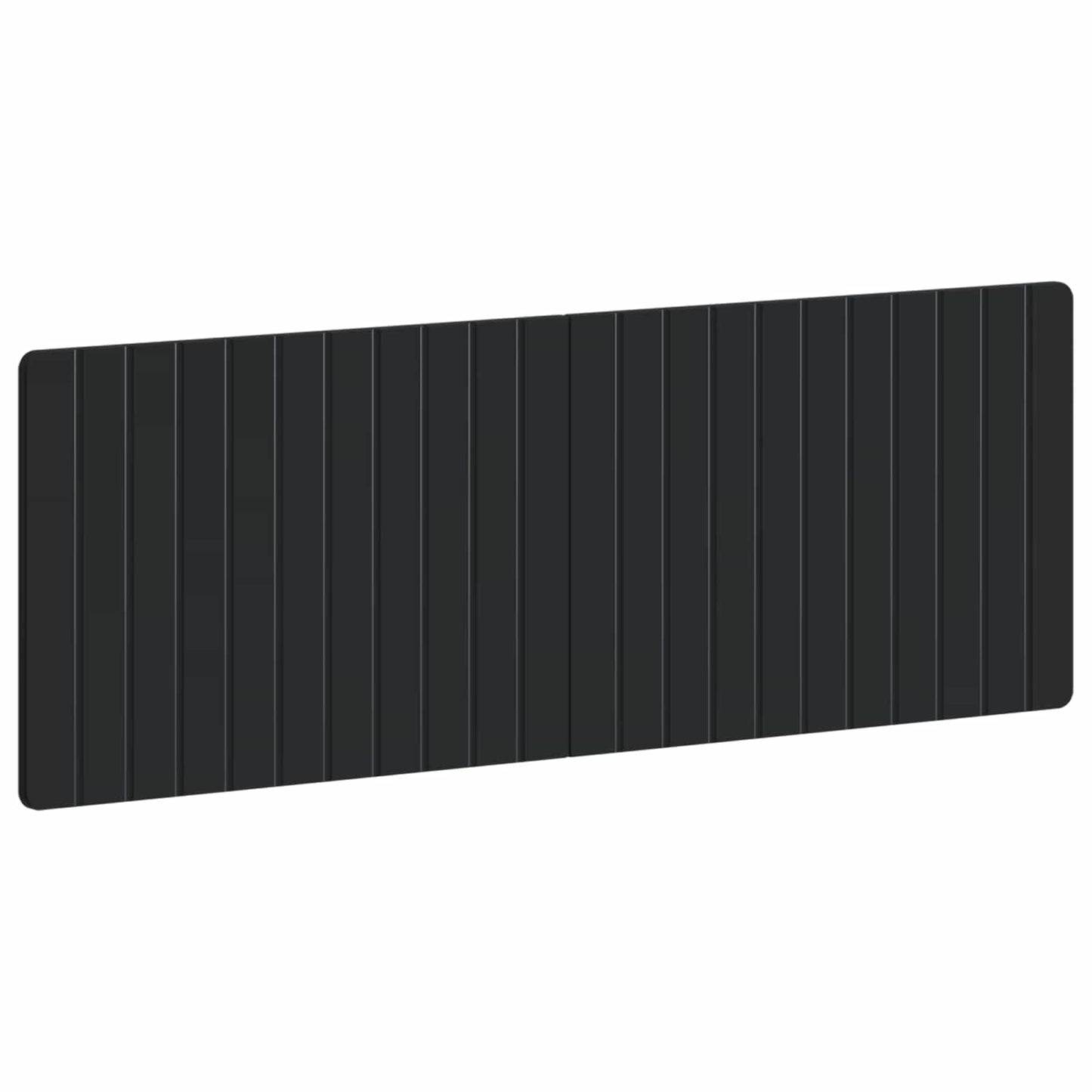 vidaXL Wall-Mounted Headboard ZWOLLE Black Engineered Wood