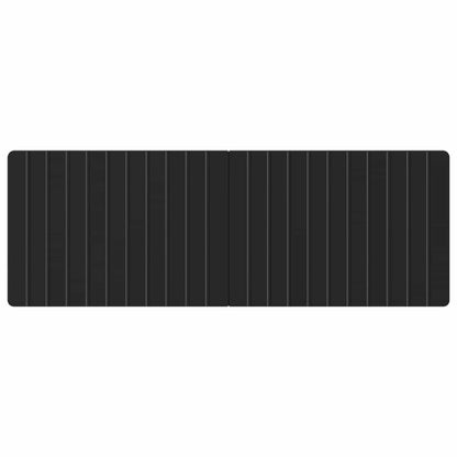 vidaXL Wall-Mounted Headboard ZWOLLE Black Engineered Wood