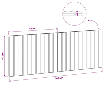 vidaXL Wall-Mounted Headboard ZWOLLE Sonoma Oak Engineered Wood