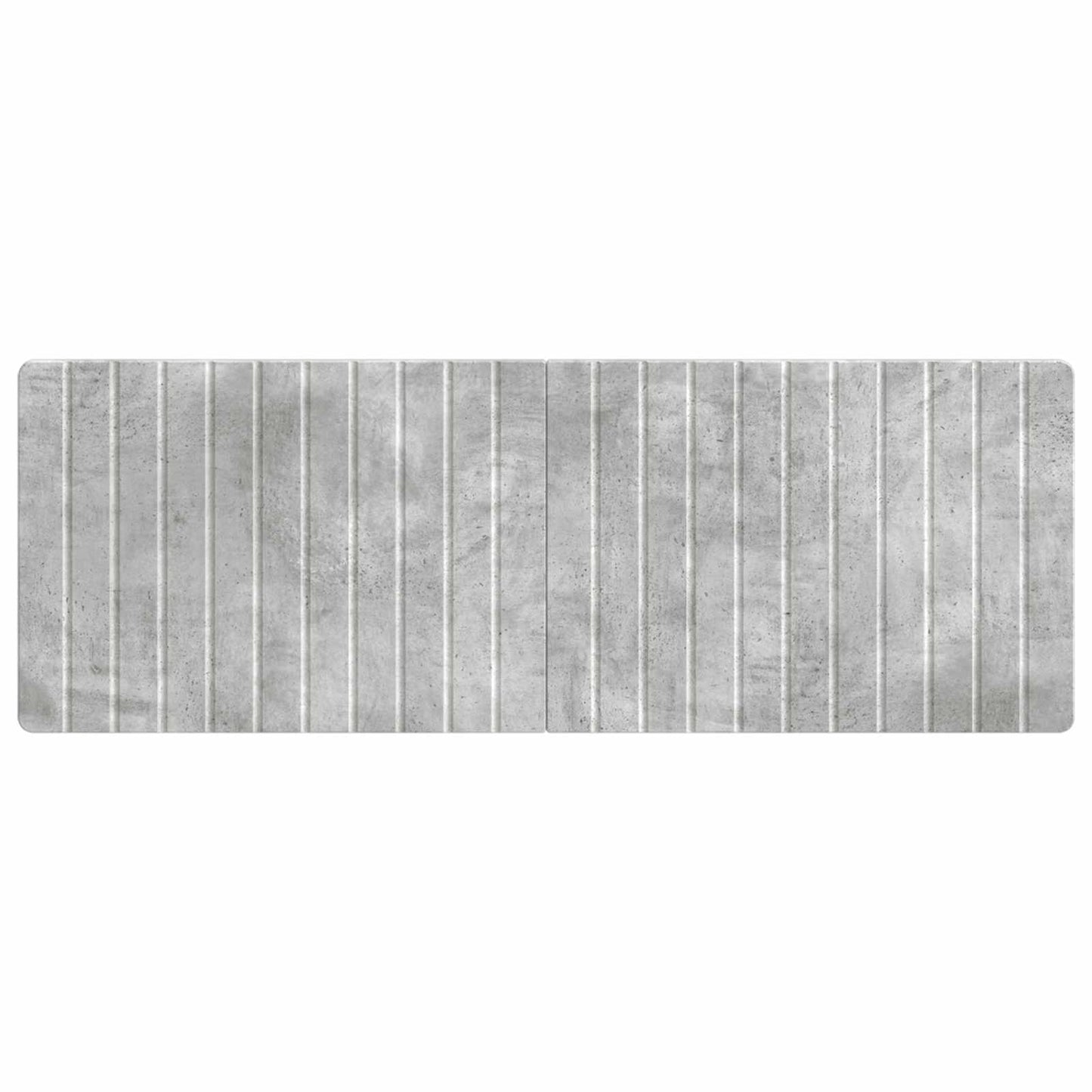 vidaXL Wall-Mounted Headboard ZWOLLE Concrete Grey Engineered Wood