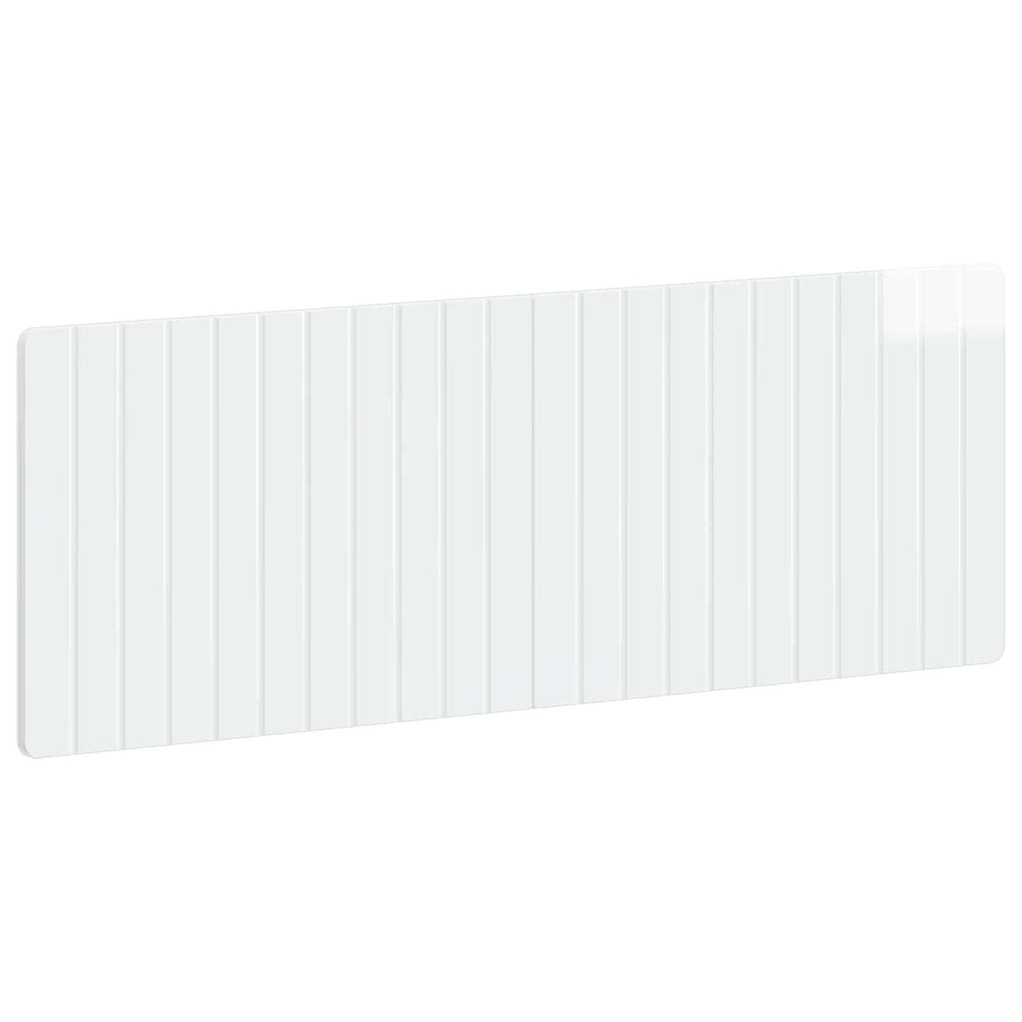 vidaXL Wall-Mounted Headboard ZWOLLE High Gloss White Engineered Wood
