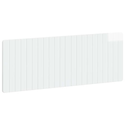vidaXL Wall-Mounted Headboard ZWOLLE High Gloss White Engineered Wood