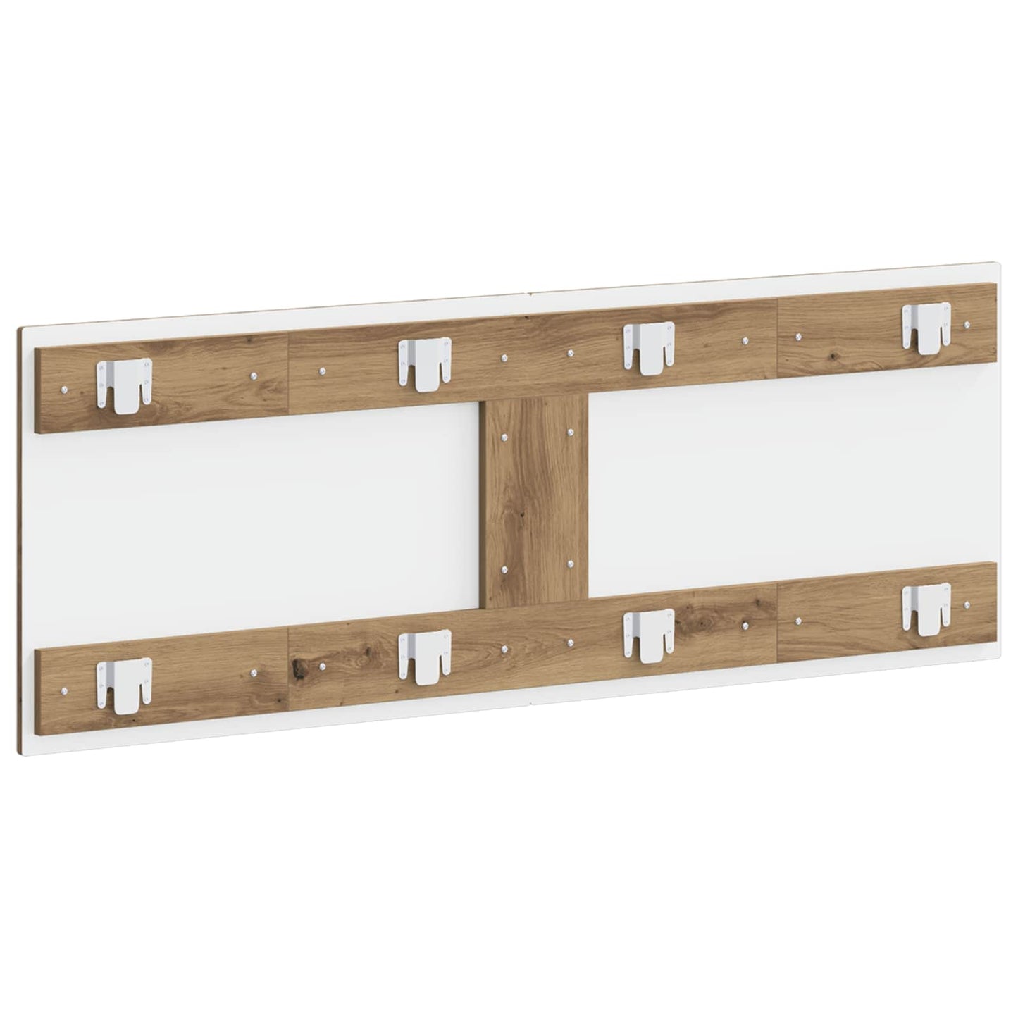 vidaXL Wall-Mounted Headboard ZWOLLE Artisan Oak Engineered Wood