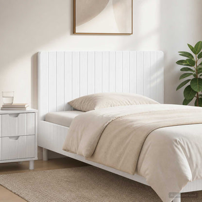 vidaXL Wall-Mounted Headboard ZWOLLE White Engineered Wood