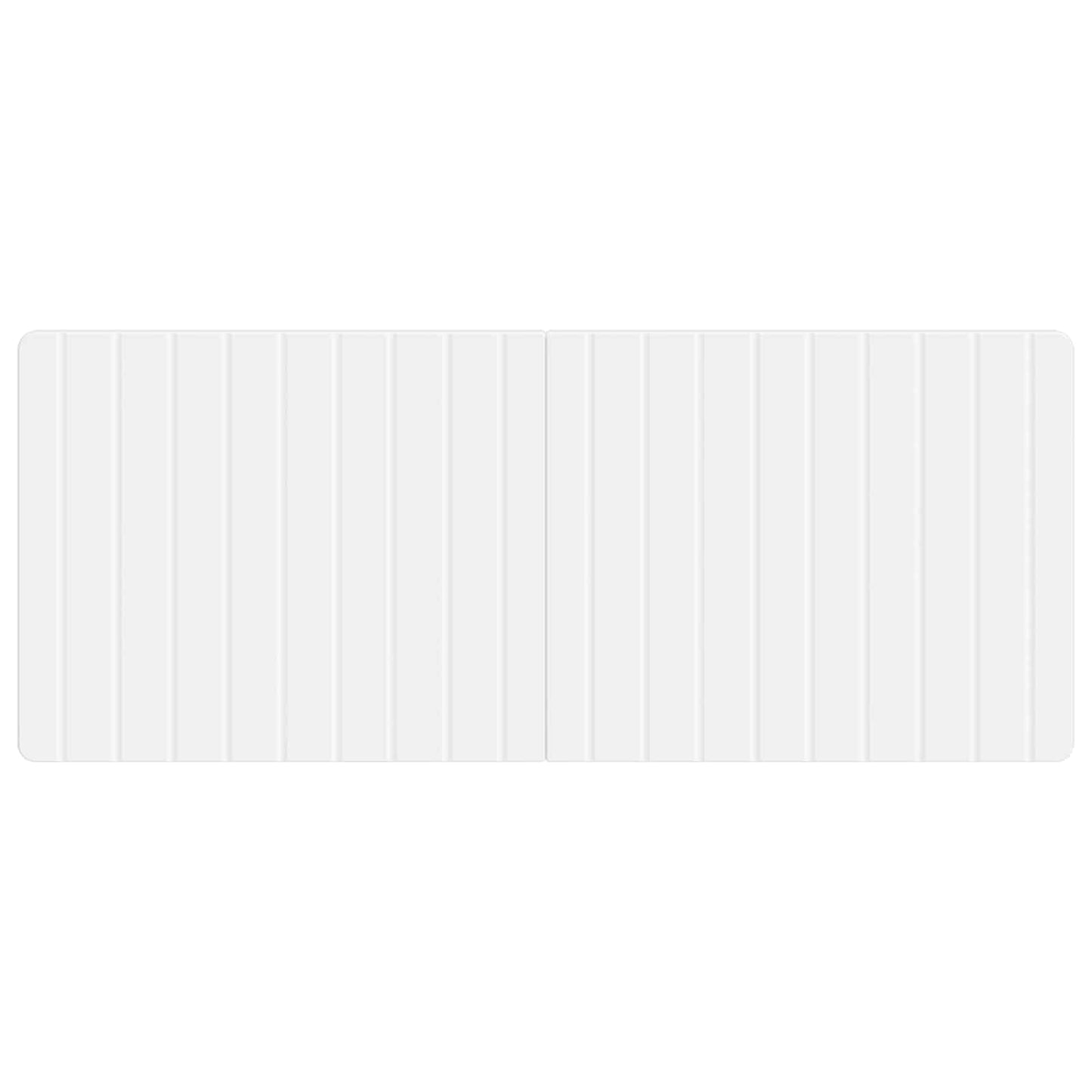 vidaXL Wall-Mounted Headboard ZWOLLE White Engineered Wood