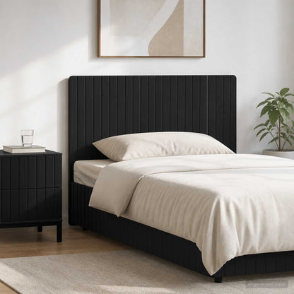 vidaXL Wall-Mounted Headboard ZWOLLE Black Engineered Wood