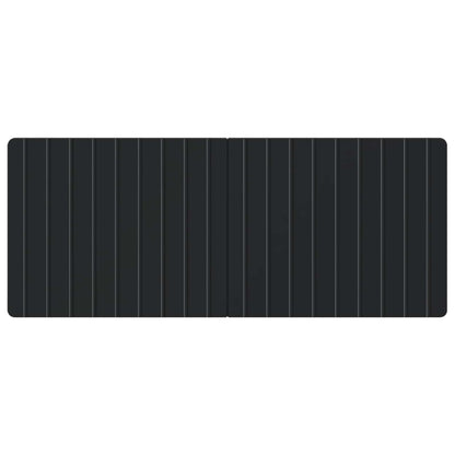 vidaXL Wall-Mounted Headboard ZWOLLE Black Engineered Wood