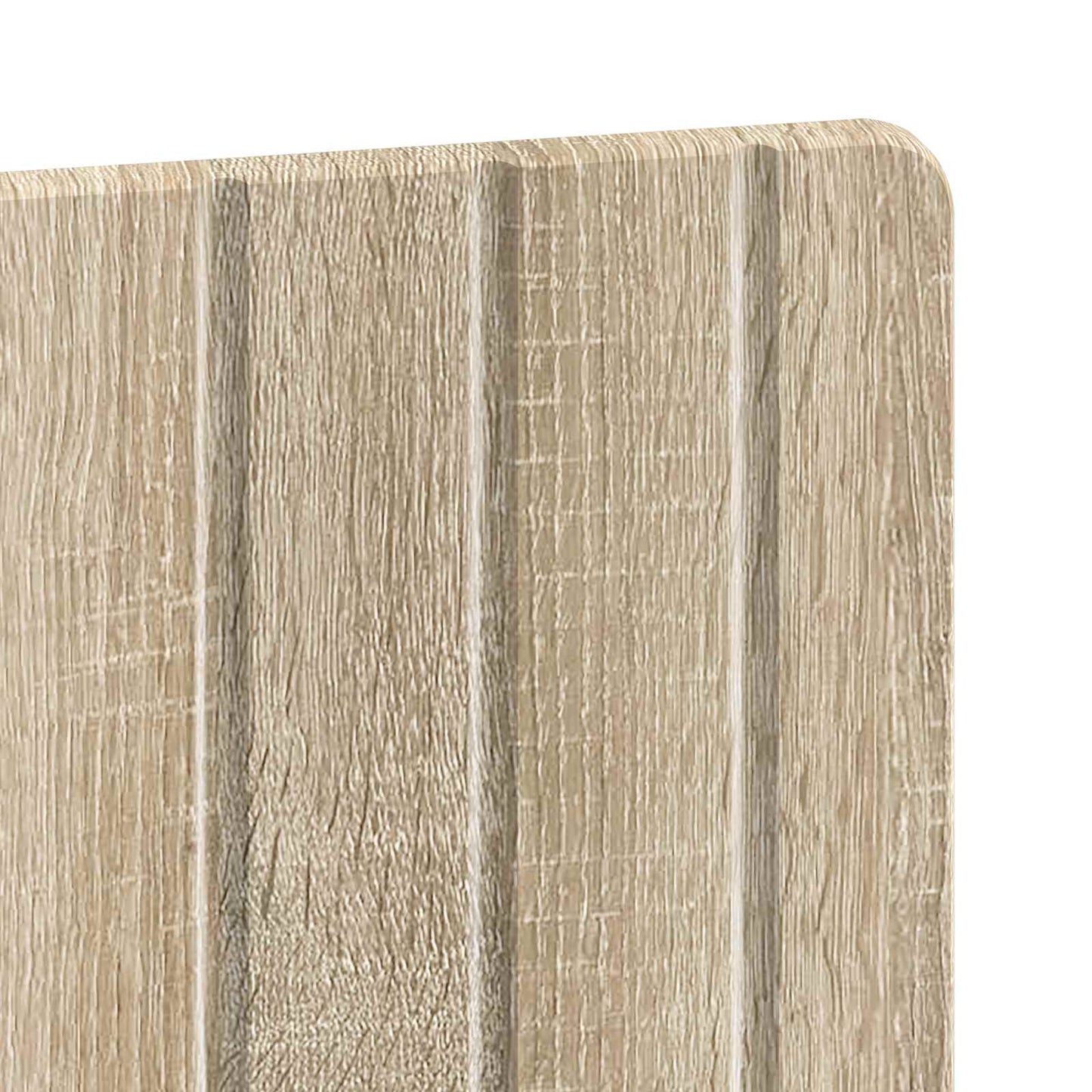 vidaXL Wall-Mounted Headboard ZWOLLE Sonoma Oak Engineered Wood