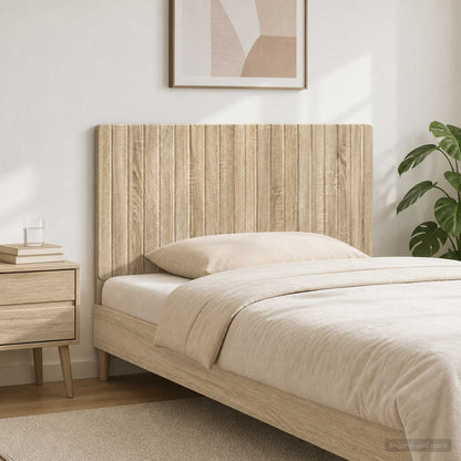 vidaXL Wall-Mounted Headboard ZWOLLE Sonoma Oak Engineered Wood