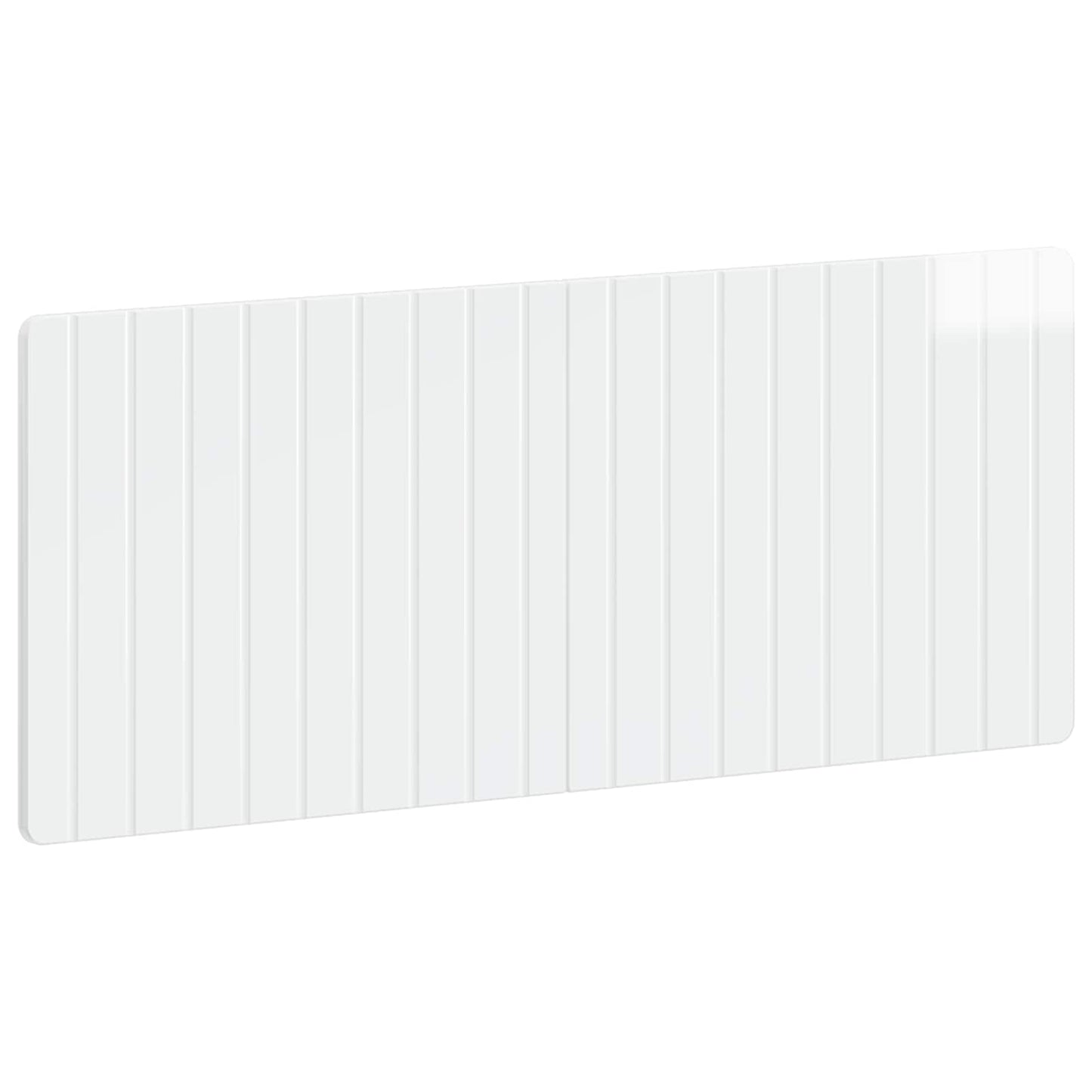vidaXL Wall-Mounted Headboard ZWOLLE High Gloss White Engineered Wood