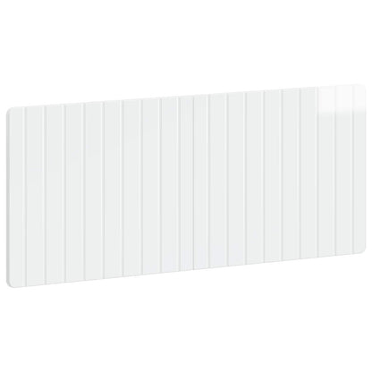 vidaXL Wall-Mounted Headboard ZWOLLE High Gloss White Engineered Wood
