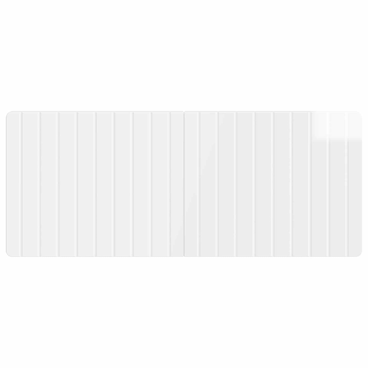 vidaXL Wall-Mounted Headboard ZWOLLE High Gloss White Engineered Wood