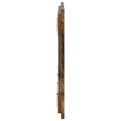 vidaXL Wall-Mounted Headboard ZWOLLE Smoked Oak Engineered Wood