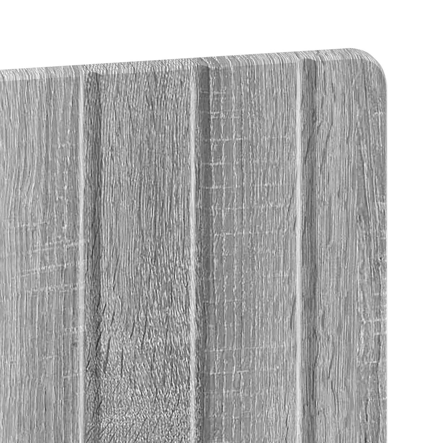 vidaXL Wall-Mounted Headboard ZWOLLE Grey Sonoma Engineered Wood