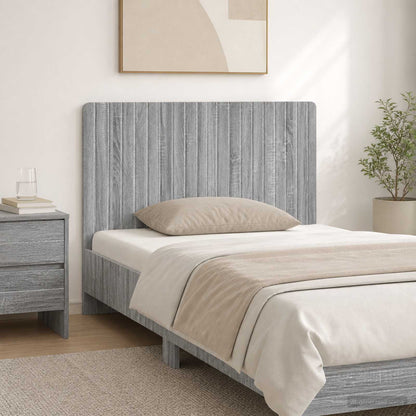 vidaXL Wall-Mounted Headboard ZWOLLE Grey Sonoma Engineered Wood