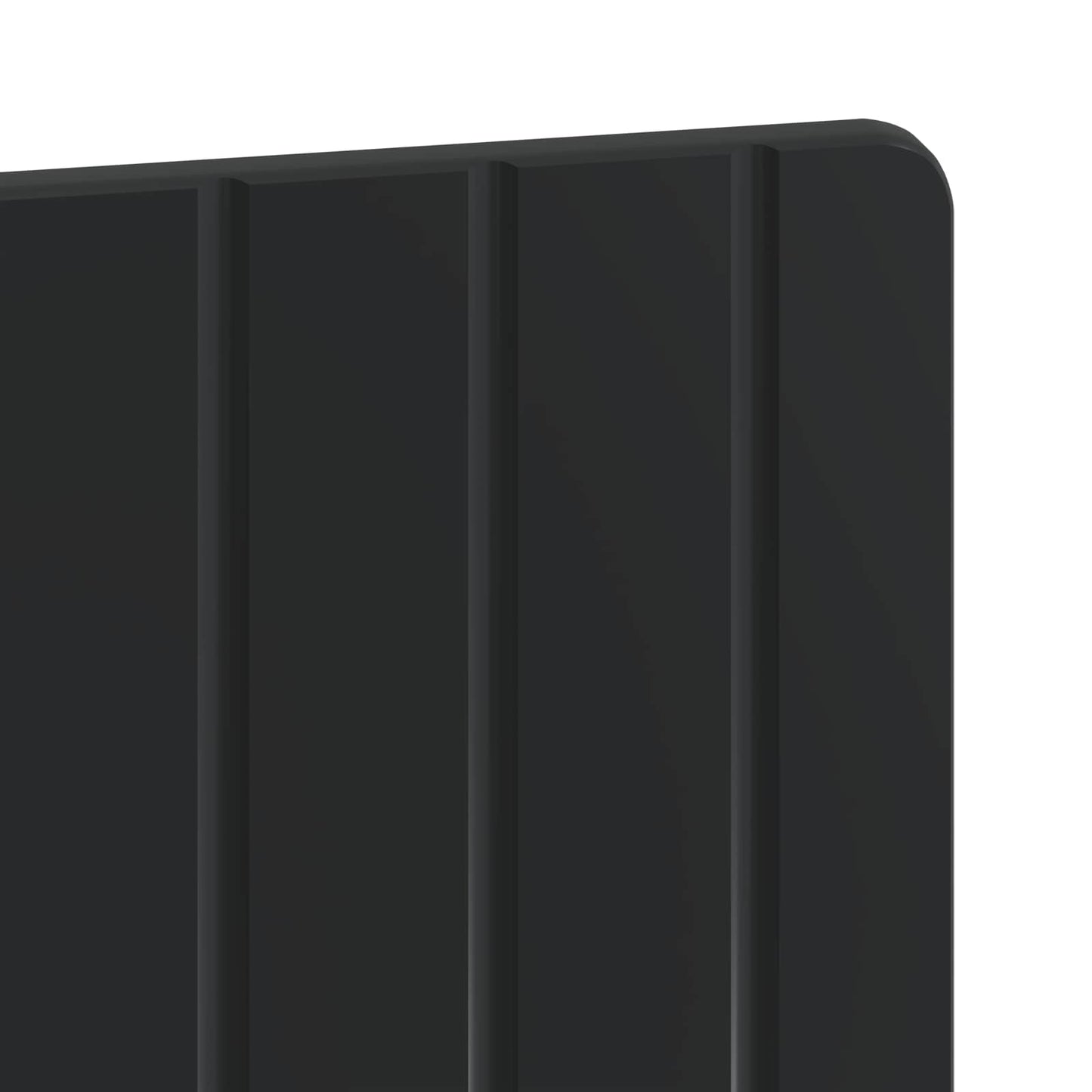 vidaXL Wall-Mounted Headboard ZWOLLE Black Engineered Wood