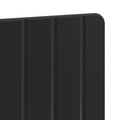 vidaXL Wall-Mounted Headboard ZWOLLE Black Engineered Wood