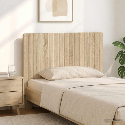 vidaXL Wall-Mounted Headboard ZWOLLE Sonoma Oak Engineered Wood
