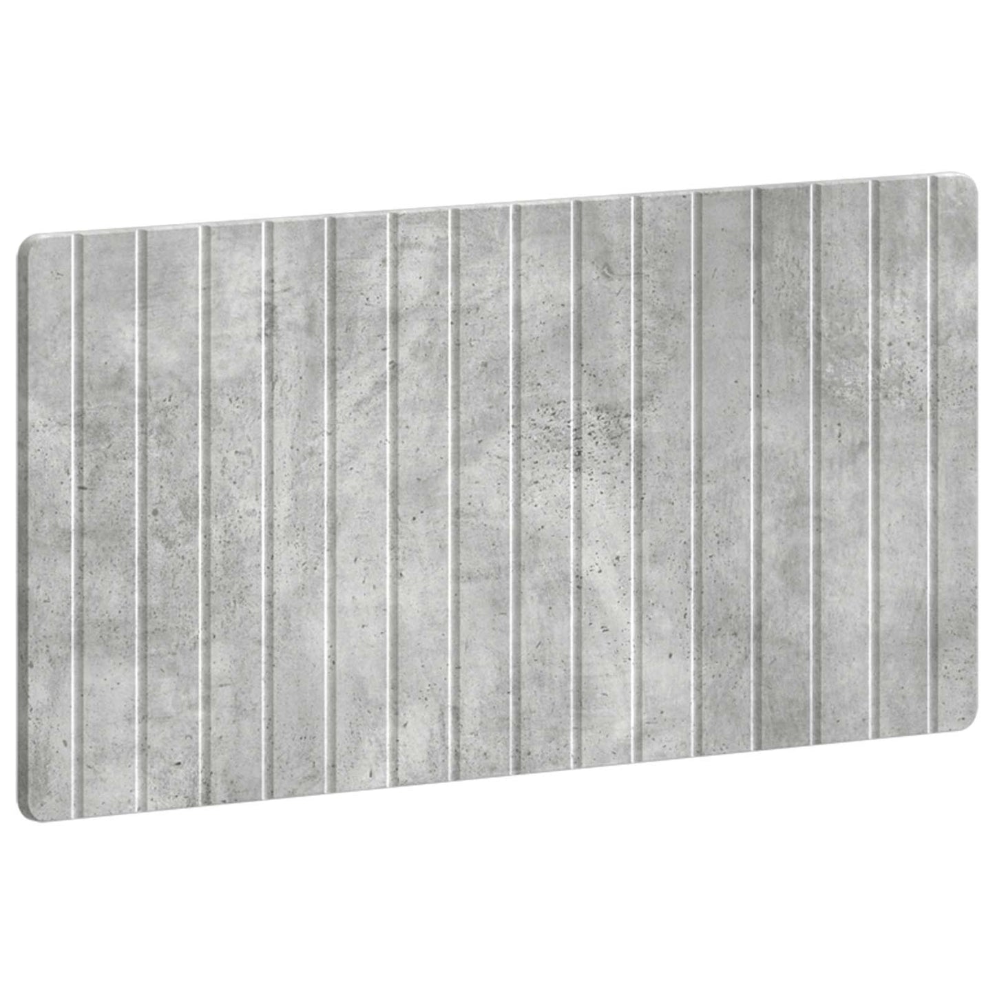 vidaXL Wall-Mounted Headboard ZWOLLE Concrete Grey Engineered Wood