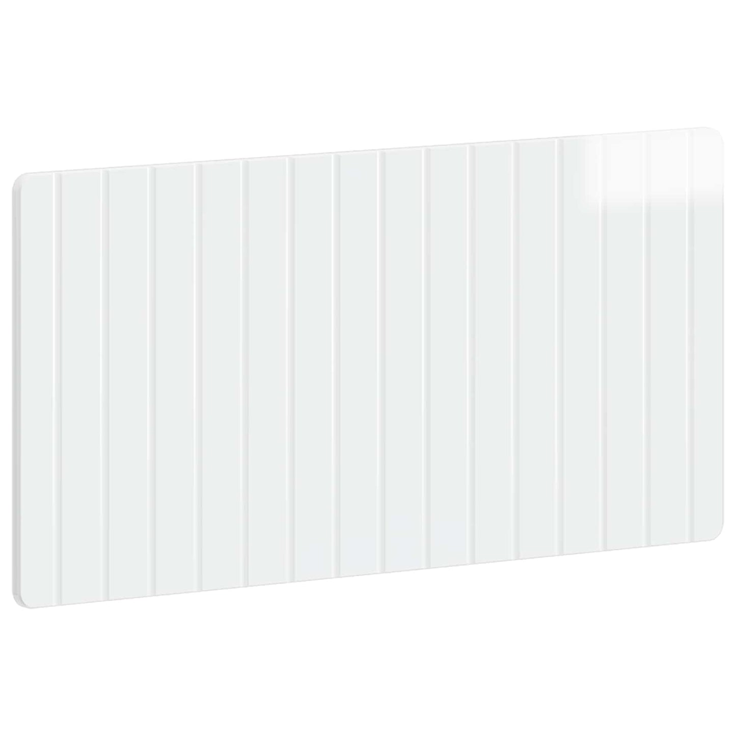 vidaXL Wall-Mounted Headboard ZWOLLE High Gloss White Engineered Wood