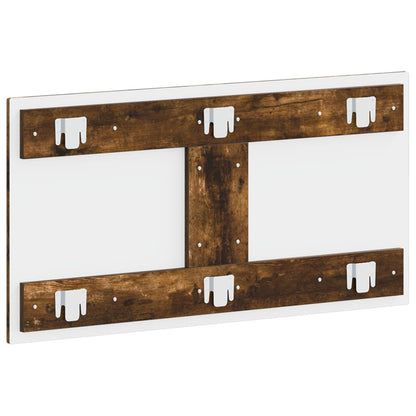 vidaXL Wall-Mounted Headboard ZWOLLE Smoked Oak Engineered Wood