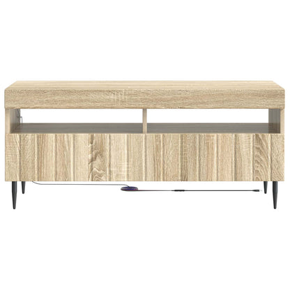 vidaXL LED TV Cabinet Sonoma Oak Engineered Wood
