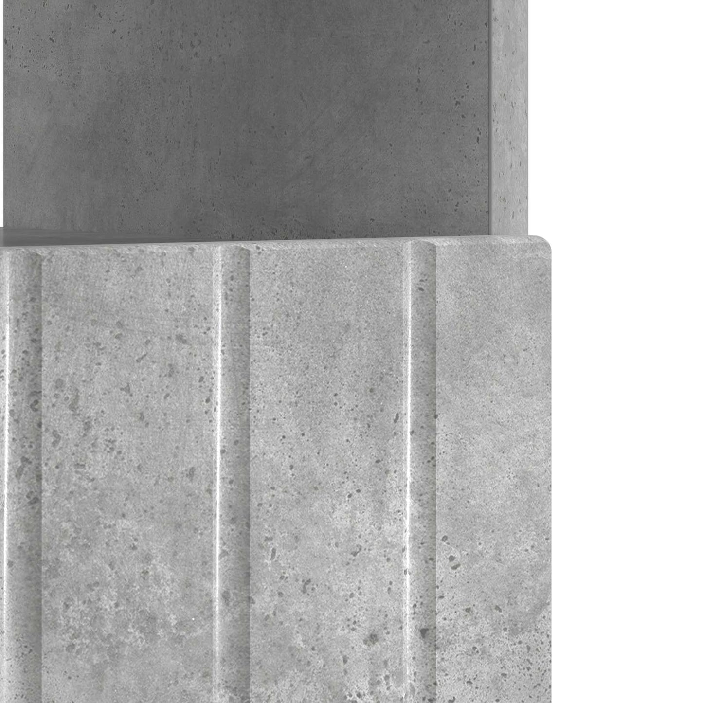 vidaXL LED TV Cabinet Concrete Grey Engineered Wood