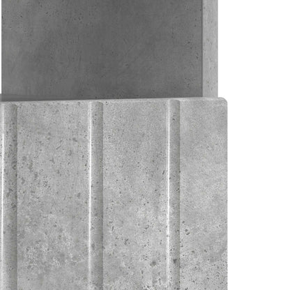 vidaXL LED TV Cabinet Concrete Grey Engineered Wood