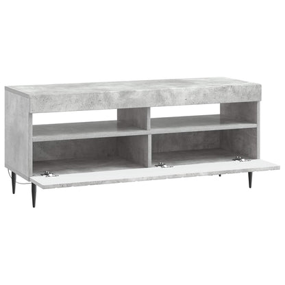 vidaXL LED TV Cabinet Concrete Grey Engineered Wood