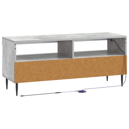 vidaXL LED TV Cabinet Concrete Grey Engineered Wood