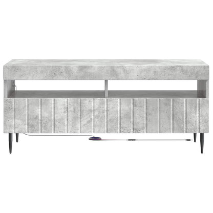 vidaXL LED TV Cabinet Concrete Grey Engineered Wood